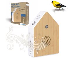 Vogelgeluiden Huisje met Sensor - Vogelhuisje met Geluid - Zwitscherbox - Vogelgeluiden Huisje - Voor op Toilet - Inclusief Gratis Batterijen