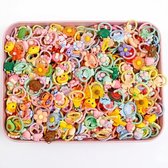 KEYRI 30 stuks metalen glitter pailletten haarspeldjes zijclip kleurrijke metalen haarspeldjes styling accessoires voor kinderen