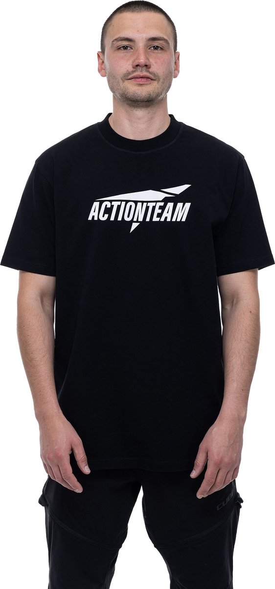 CUBE Organisch Fietsshirt ACTIONTEAM GTY FIT BLK/WHI XL
