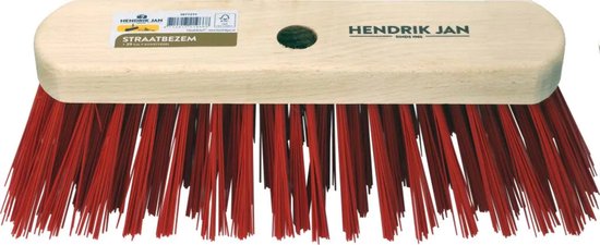 Hendrik Jan - Straatbezem - Harde kunstvezels - 29 cm van Hendrik Jan — afbeelding 2
