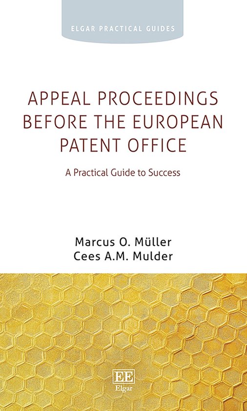 Elgar Practical Guides - Appeal Proceedings before the Europ ... - cover