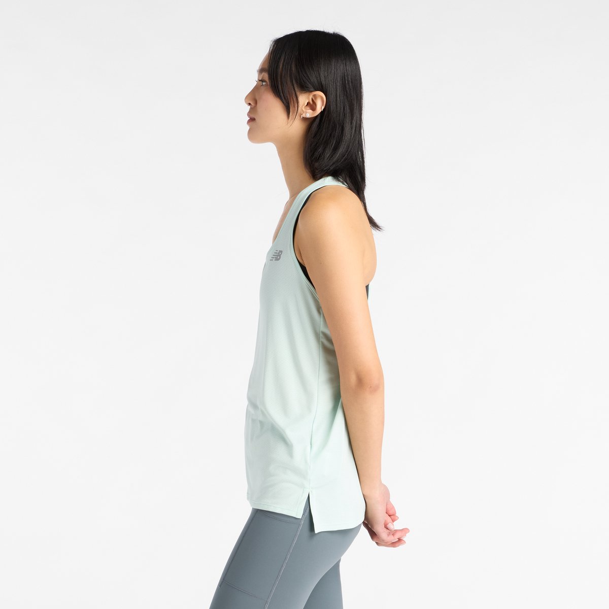 New Balance Sport Essentials Tank Dames Sportshirt Cosmic Jade
