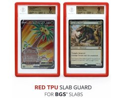 BGS Slab Guard Rood / Slab Bumper – Bescherming voor TCG, MTG & Yu-Gi-Oh! Graded Cards – TCG Card Protector