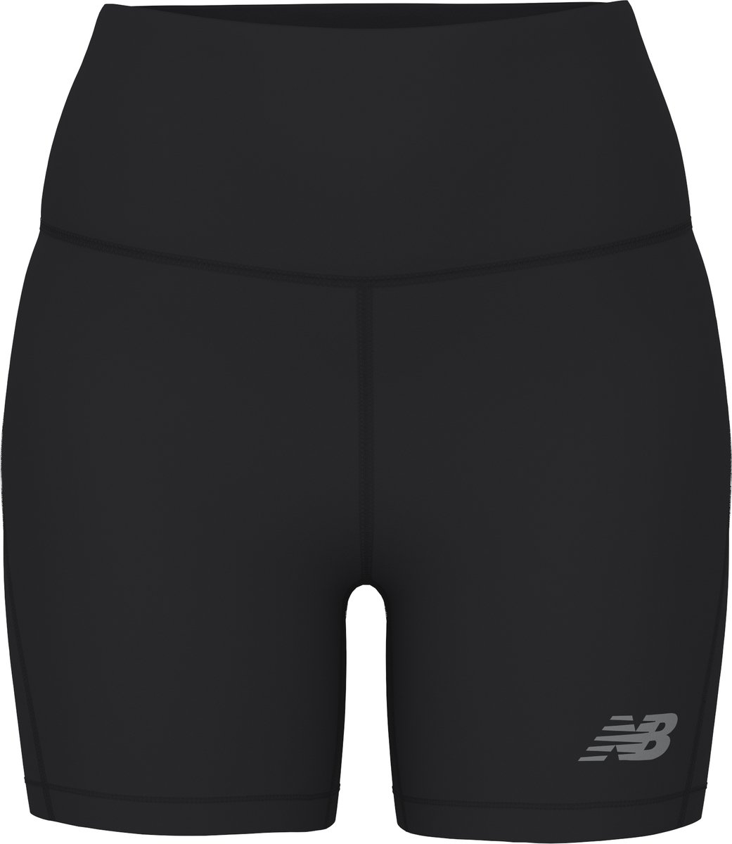 New Balance Sport Fitted Short 5″ Dames Sportbroek Zwart