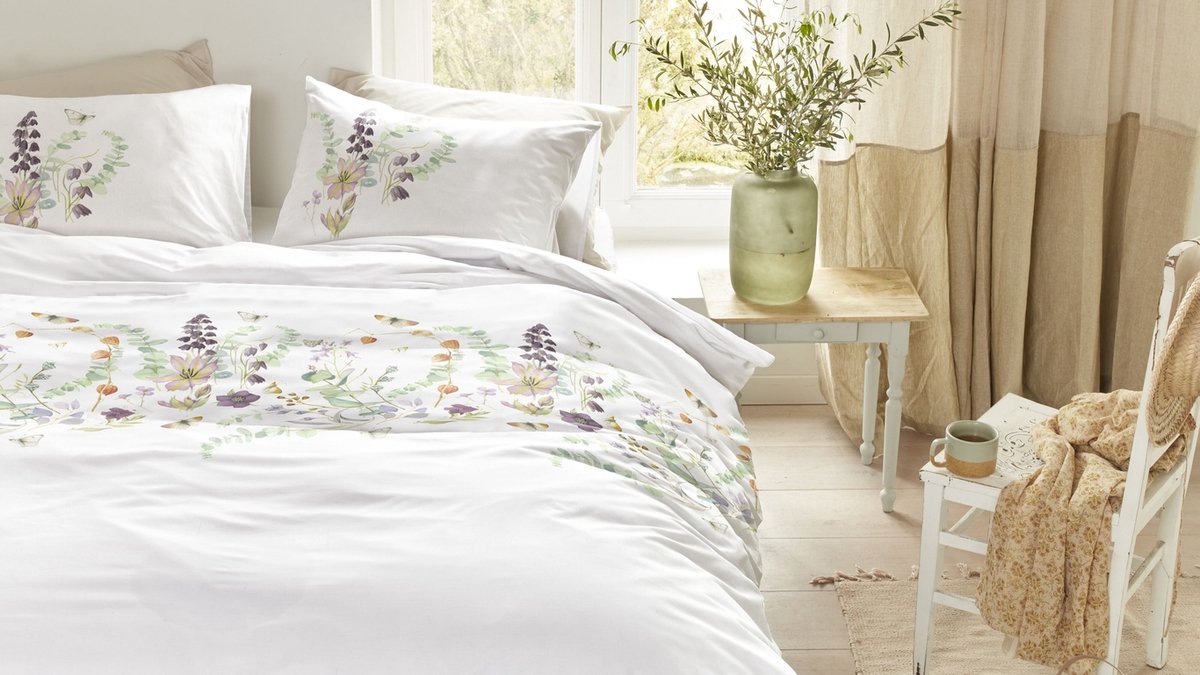 Marjolein Bastin fritillaria dekbedovertrek - Lits-Jumeaux - 240 x 200/220 cm - Multi