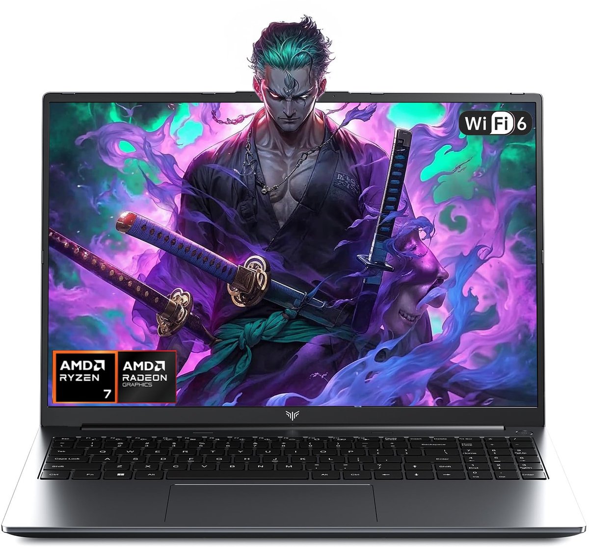 ACEMAGIC RX16 16 inch Full HD Gaming Laptop - AMD Ryzen 7 H255 (8/16, tot 4.9GHz) - 24 GB DDR5 RAM - 512 GB SSD - AMD Radeon™ 780M -Windows 11 Pro Notebook - WIFI 6 — afbeelding 1