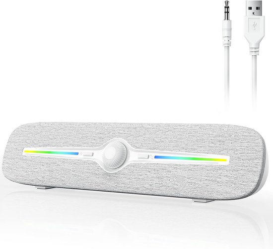 Soundbar PC Plug & Play 6W Speaker voor Computer - Deze Informatie volgt nog - €39,95