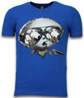 Mascherano Stewie Dog - T-shirt - Blauw