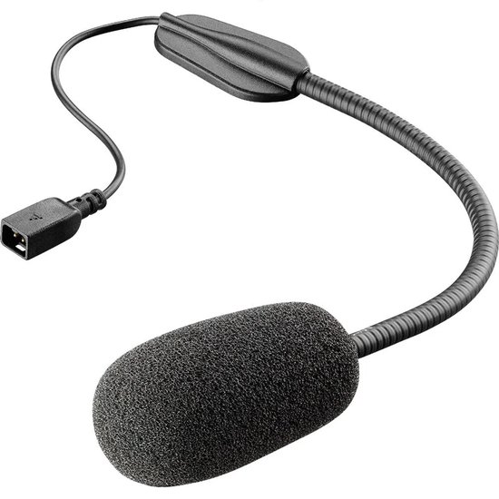 Interphone Cellularline Avec Prise Plate Pour Casque Microphone Zwart