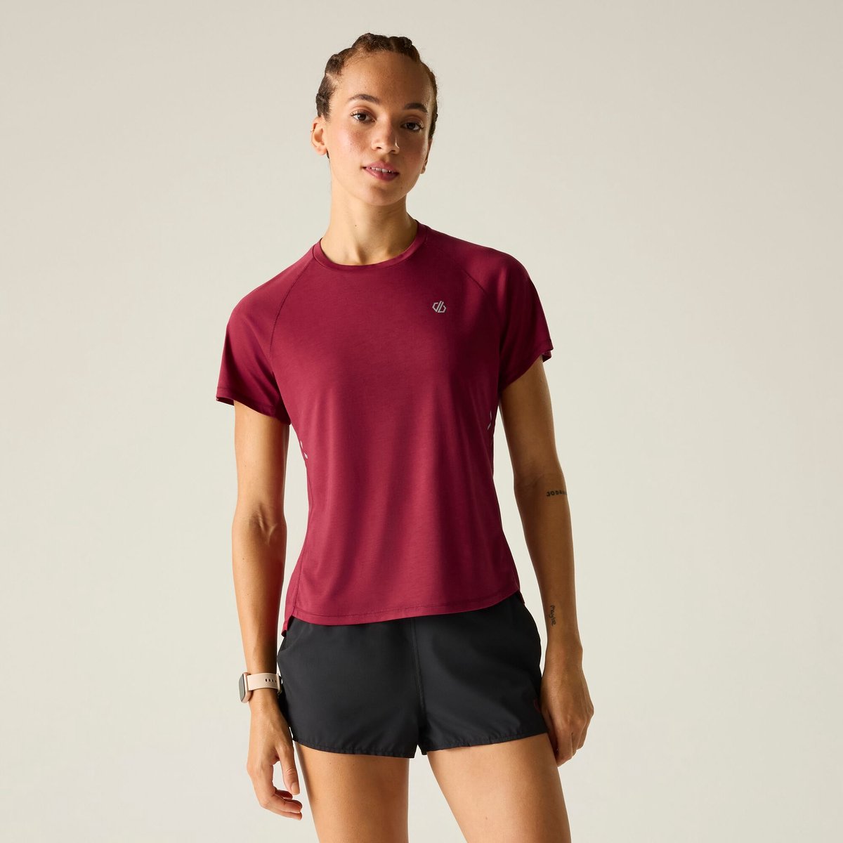 Dare2B Nimble hardloopshirt met korte mouwen voor dames