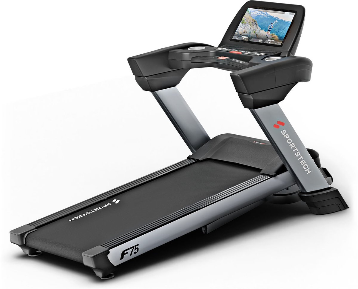 Sportstech loopband F75, extra groot loopvlak, 20 km/u, inklapbaar