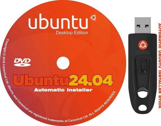 Windows verwijderaar met Ubuntu Linux LTS automatische installatie pack voor oude en nieuwe computers