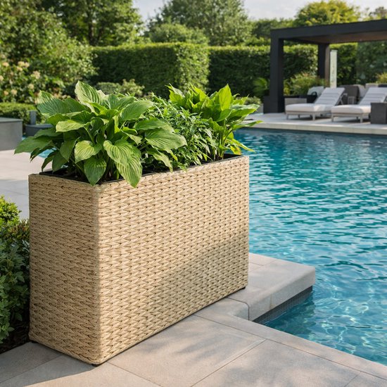 Bloembak Pyrus rechthoek - Kunststof plantenbakken - VERHEES PRODUCTS