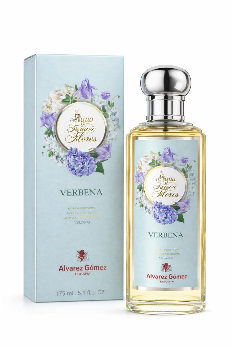 Alvarez Gómez Agua Fresca Verbena Eau de Cologne 175 ml – Fris Dames Parfum – Citrus & Bloemig