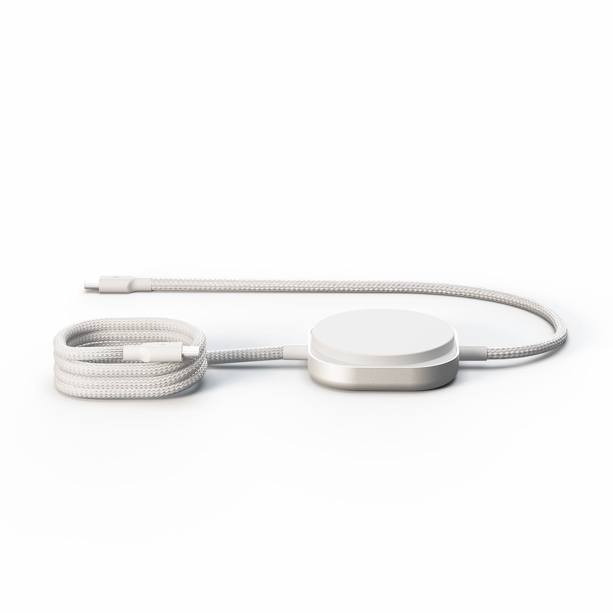 Zens Charging Cable Pro 2 1× Qi2 15 W USB-C 140 W MagSafe draadloze oplaadkabel Wit