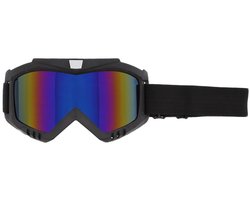 Aplus Crossbril zwart met iridium rainbow lens