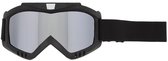 Aplus Crossbril zwart met zilver lens