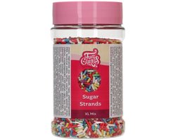 FunCakes Sugar Strands XL - Mix - 225 g - Sprinkles - Eetbare Taartdecoratie