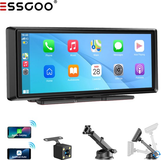Draagbare 8,1-inch CarPlay Android ...