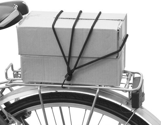 Dresco Bagagebinder - Spider - Zwart
