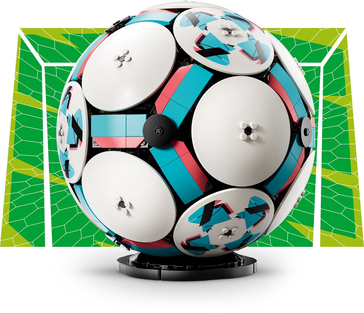 LEGO Editions Voetbal - 3D-display bouwpakket met mini-stadion - Verjaardagscadeau voor jongens, meisjes en voetbalfans vanaf 10 jaar - 43019 – foto 3