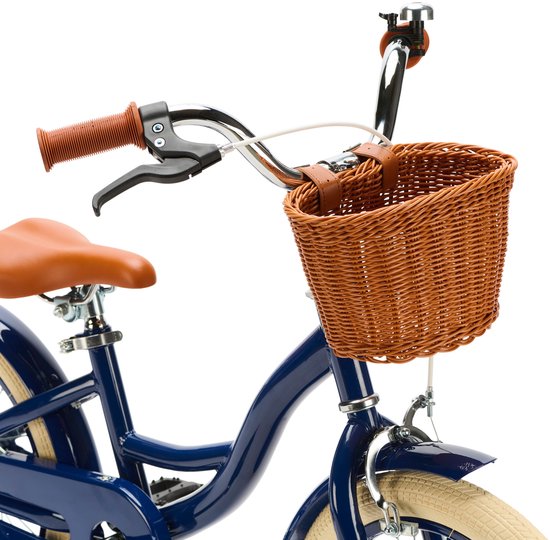 Generation Blanco 16 inch Donkerblauw - Kinderfiets met Mandje van Popal — afbeelding 5