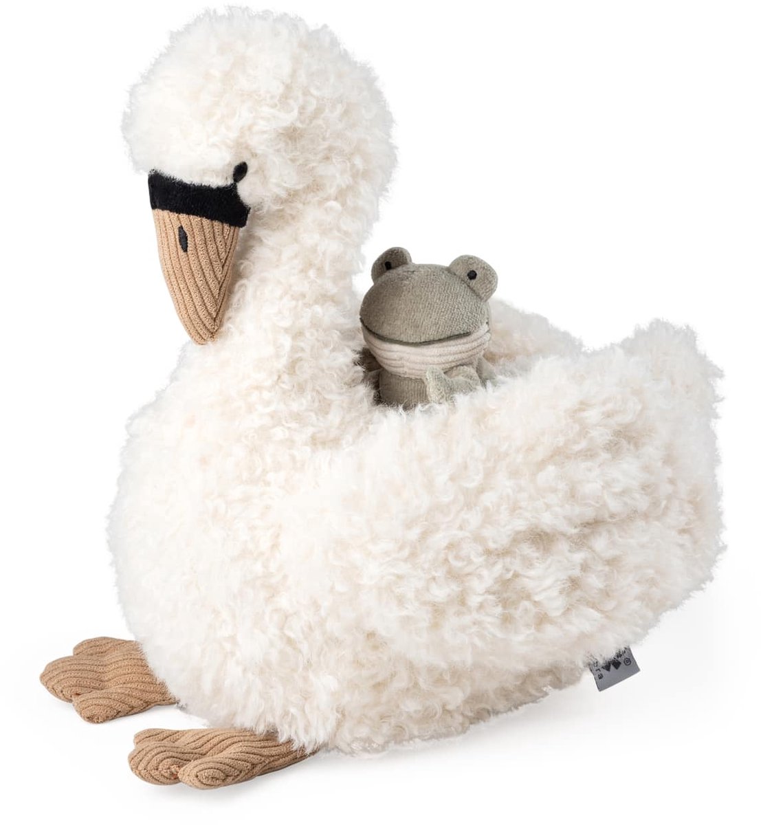 Sebra Activity Speeltje Knuffel Zwaan met Kikker