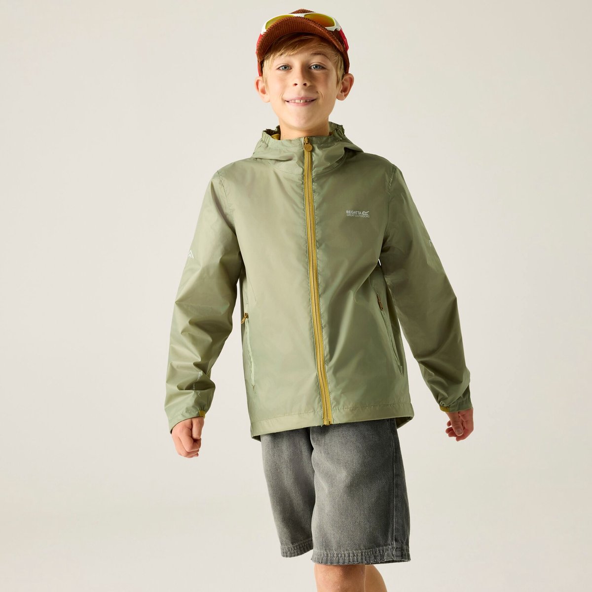 Kinderjas met capuchon, waterdicht