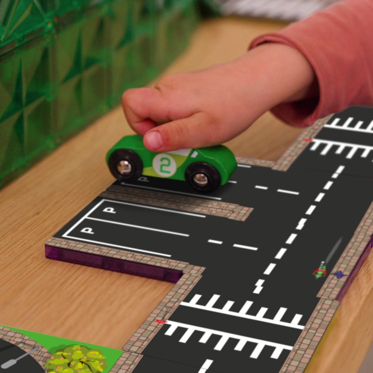 Coblo Magneet Toppers Wegen 60 stuks - Magnetische Wegen - Magnetisch speelgoed - Educatief speelgoed - Cadeau kind - Speelgoed 3 jaar t/m 12 jaar — afbeelding 11
