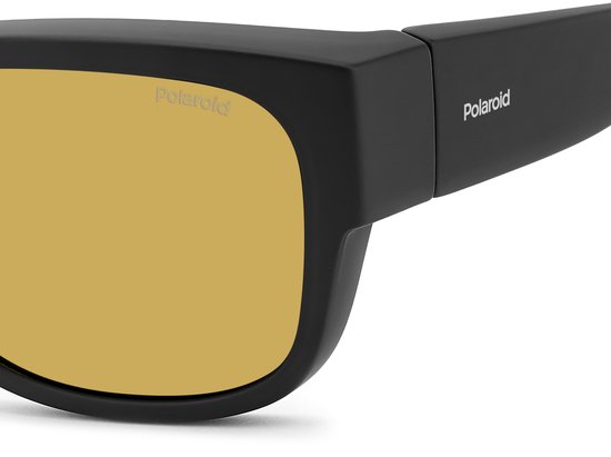 Polaroid Overzet Zonnebril PLD 9003/S Volwassenen Zwart Hoog contrast Polariserend van Merkloos — afbeelding 4