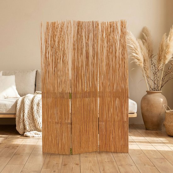 Homestyle4u 384 kamerscherm, 6-delig, kamerverdeler, 6 vakken, hout, bruin, Shoji bamboe, scheidingswand, Spaanse wand, inkijkbescherming, opvouwbaar Homestyle4u 384 kamerscherm, 6-delig, kamerverdeler, 6 vakken, hout, bruin, Shoji bamboe, scheidingswand, Spaanse wand, inkijkbescherming, opvouwbaar