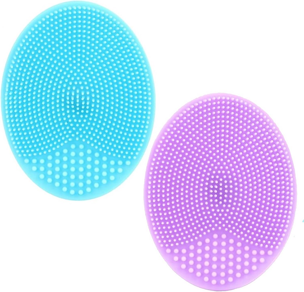 2 stuks Gezichtsreinigingsborstel Silicone Peeling en Massage Borstel
