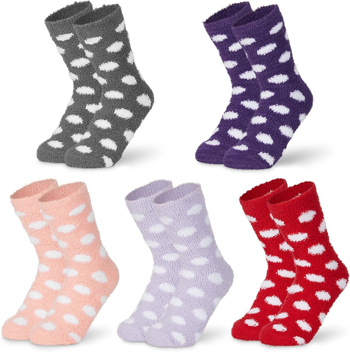 Extra Zachte Fluffy Huissokken Dames Multipack Cadeau