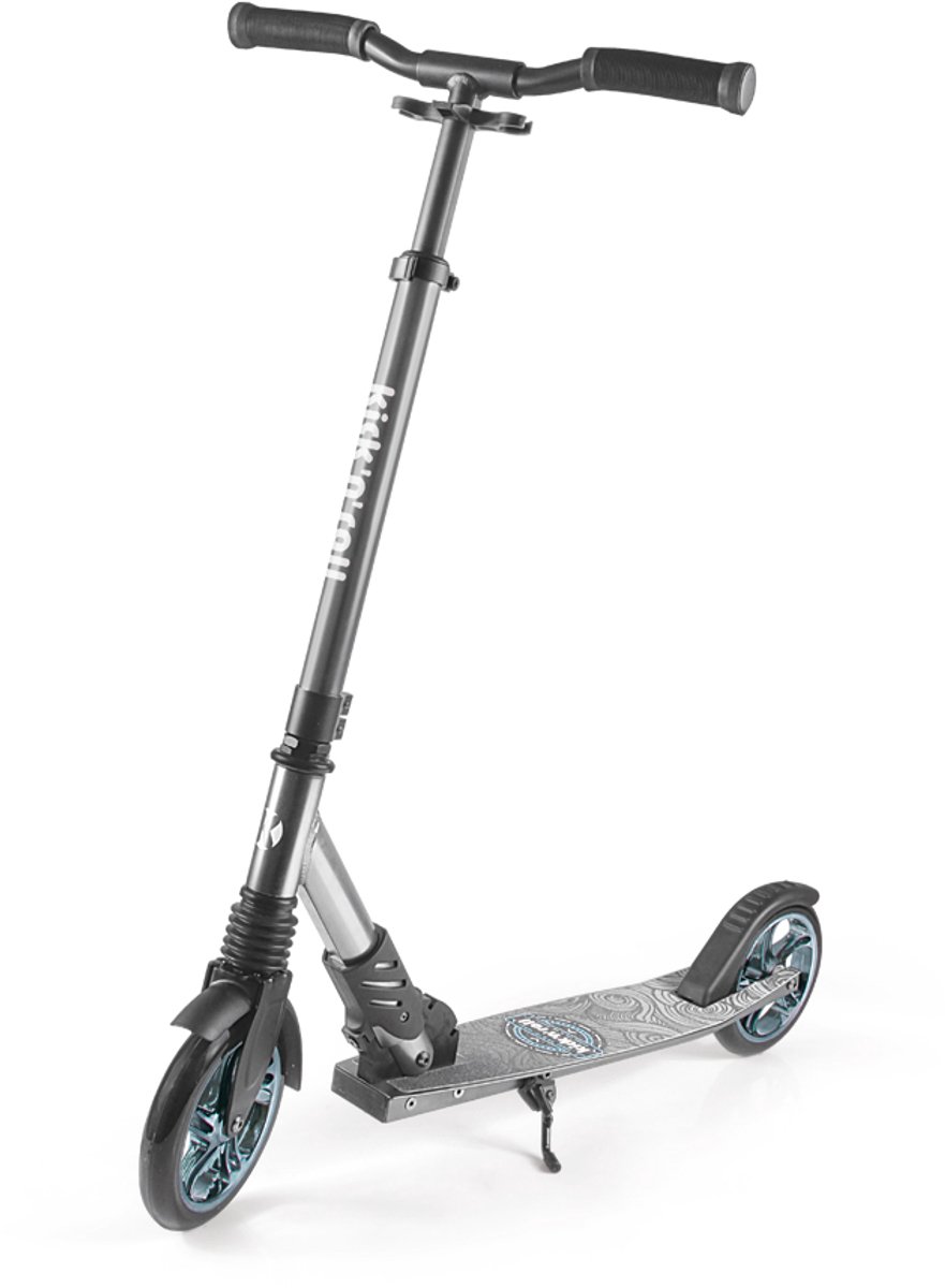 Kick’n’Roll A2-180 - Kinderstep - Opvouwbaar - Vering - 180 mm Wielen - Grijs