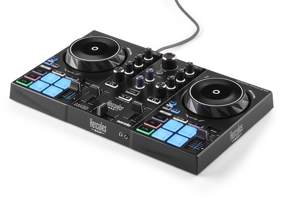 Hercules DJControl Inpulse 200 MK3 – Ideale DJ-controller om met DJ-en te beginnen – Software en tutorials inbegrepen – Spotify en Apple Music streamen met Serato DJ Lite