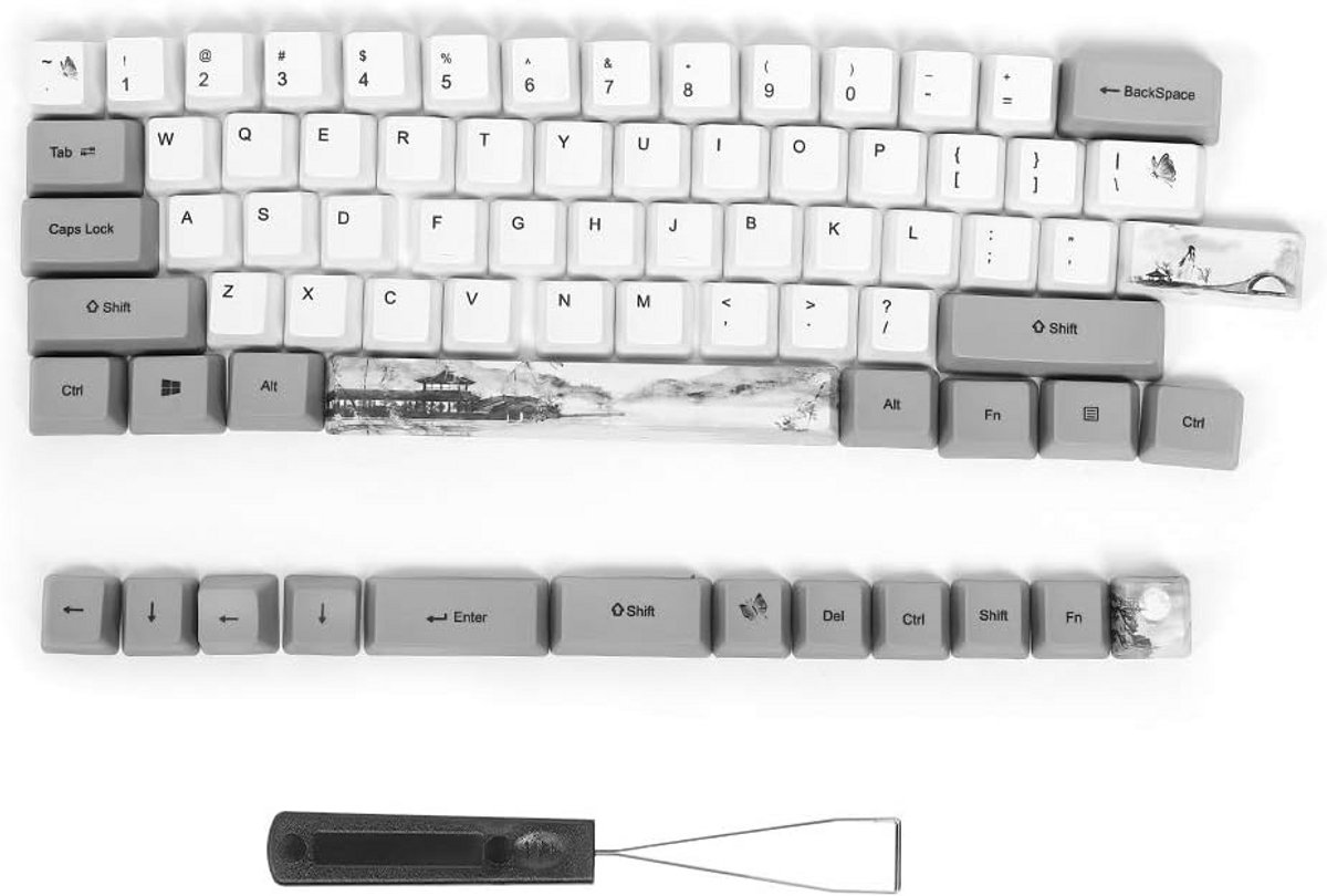 73-Delige PBT Keycap Set voor Mechanisch Gaming Toetsenbord