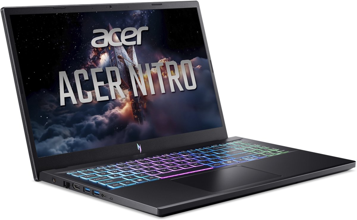 Acer Nitro V 15 ANV15-A31-R34K - Gaming Laptop - 15 inch 165Hz - AMD Ryzen 7 - 16GB - 512GB SSD - RTX 5060 - inclusief Nitro Controller + 3mnd PC GamePass thumbnail 4