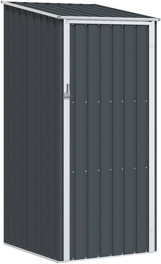 vidaXL - Tuinschuur - 87x98x159 - cm - gegalvaniseerd - staal - antraciet