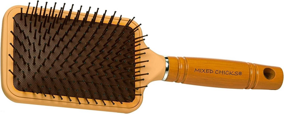 Paddle Borstel voor Krullend, Golvend en Dik Haar
