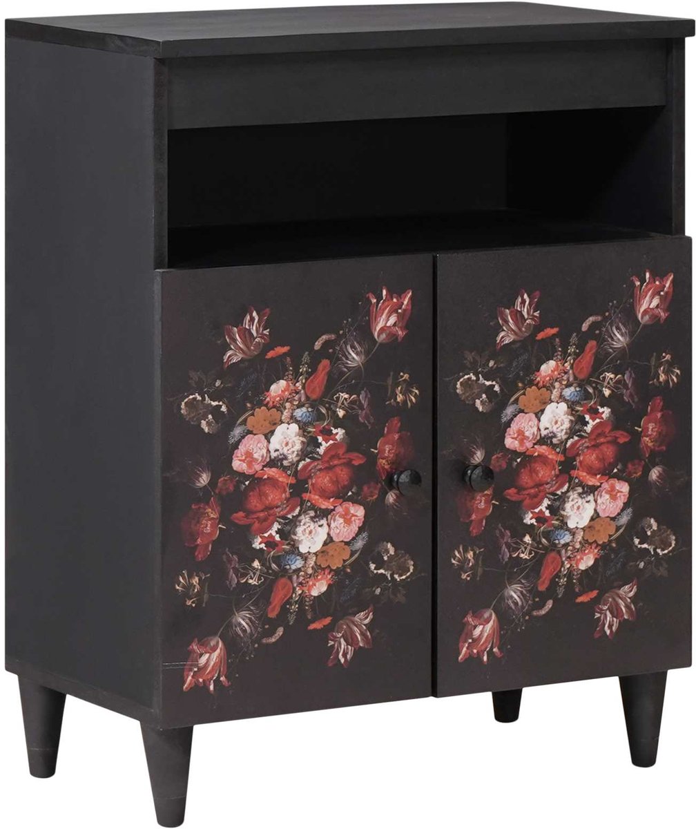 vidaXL - Opbergkasten - Multikleur - 60 - x - 33,5 - x - 75 - cm - Massief - Mango - Hout