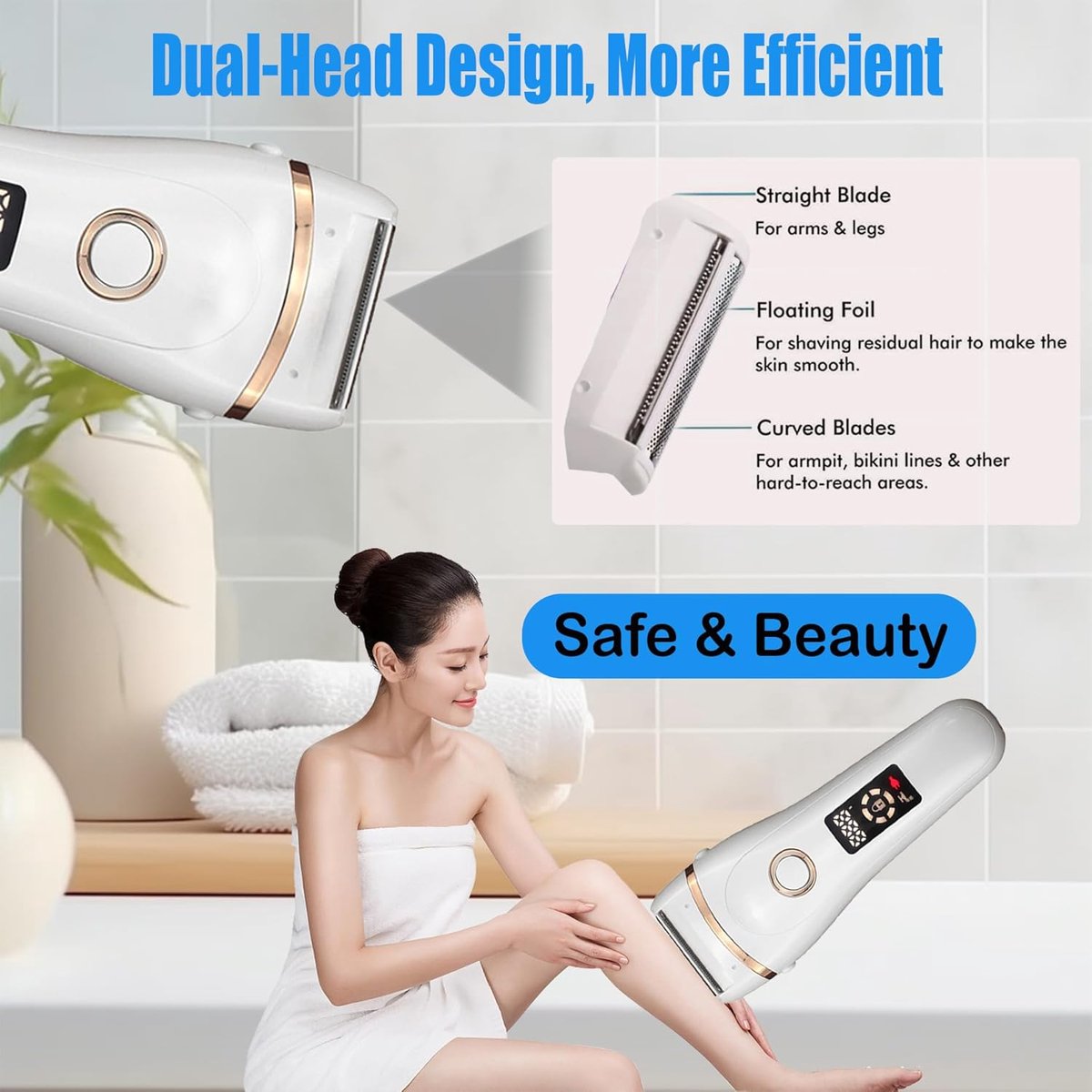 The Cozy Edit Oplaadbare Ladyshave Draadloos Scheerapparaat - afbeelding 2