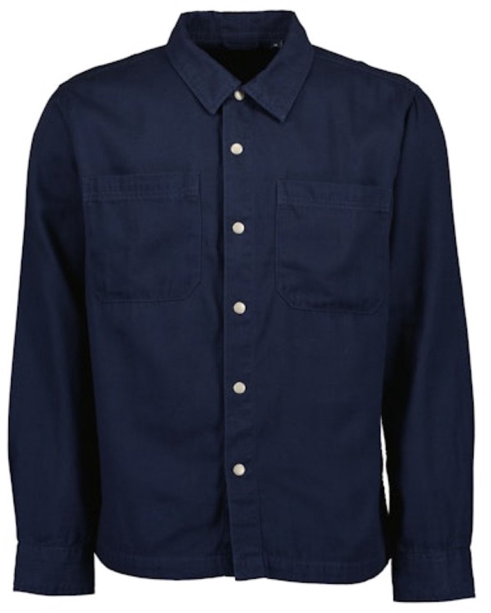 Blue Seven - Blouse 341036 navy uni LM - maat 3XL