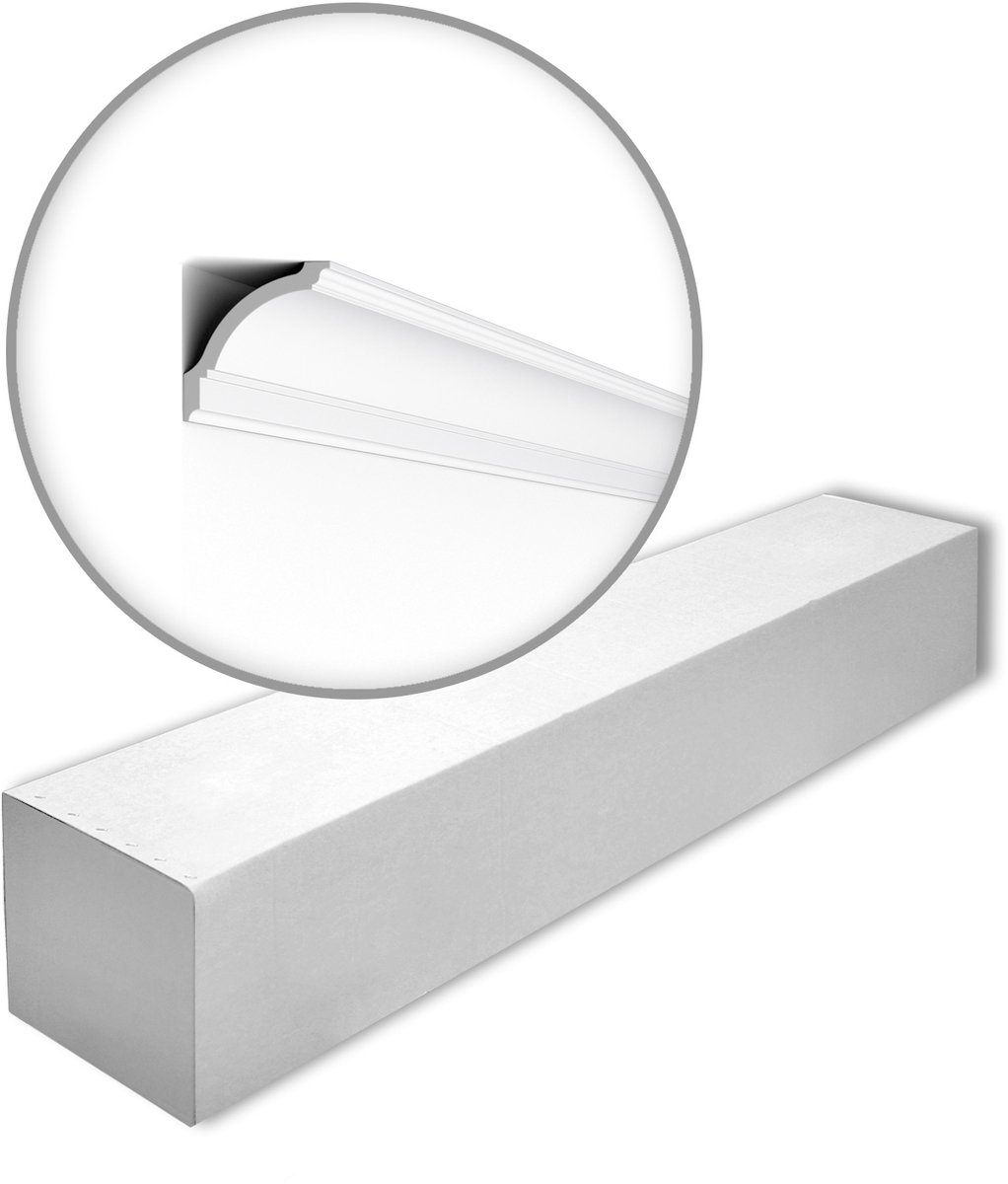 NMC GP-box-10 NOMASTYL Noel Marquet 1 doos 10 stukken Kroonlijst modern design wit | 20 m