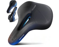 NEXTCOVER® Fietszadel City met Memory Foam 3.0 - Het origineel - ergonomisch Fietszadel Dames of Fietszadel Heren met Memory Foam 3.0 voor Maximaal Rijcomfort - Fiets Zadel Comfortabel zacht