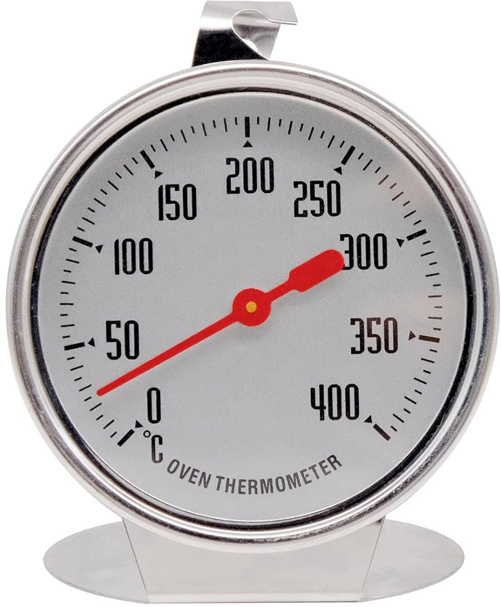 Oventhermometer Roestvrij Staal voor Oven en Grill - Meetbereik 0 tot 400°C