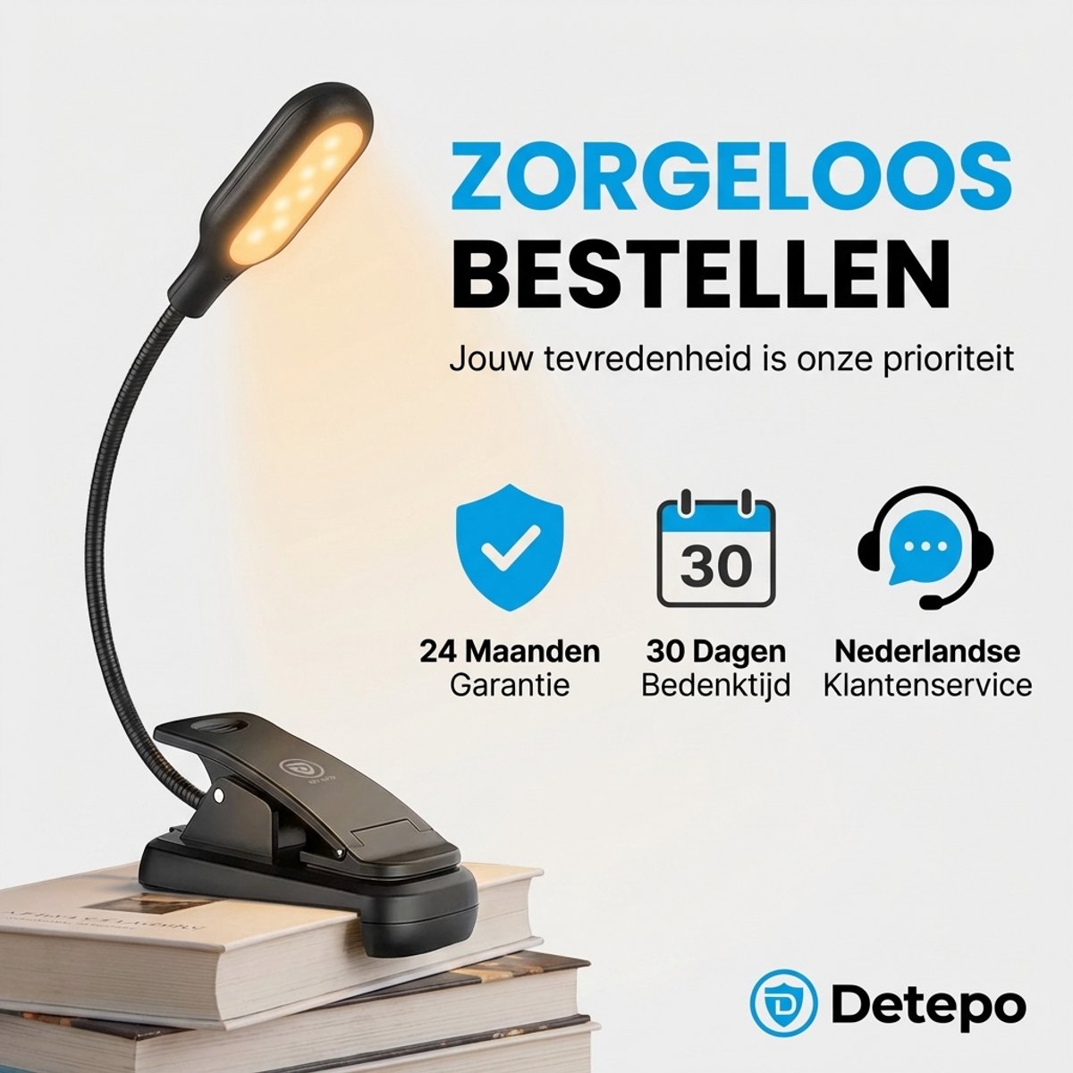 Leeslampje Leeslampje Boek LED Leeslamp - afbeelding 5