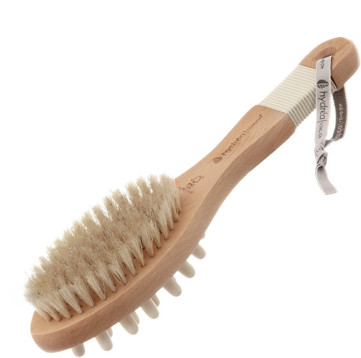 Combinatie Massageborstel Houten Pegs Natuurlijke Borstel voor Peeling en Ontspanning