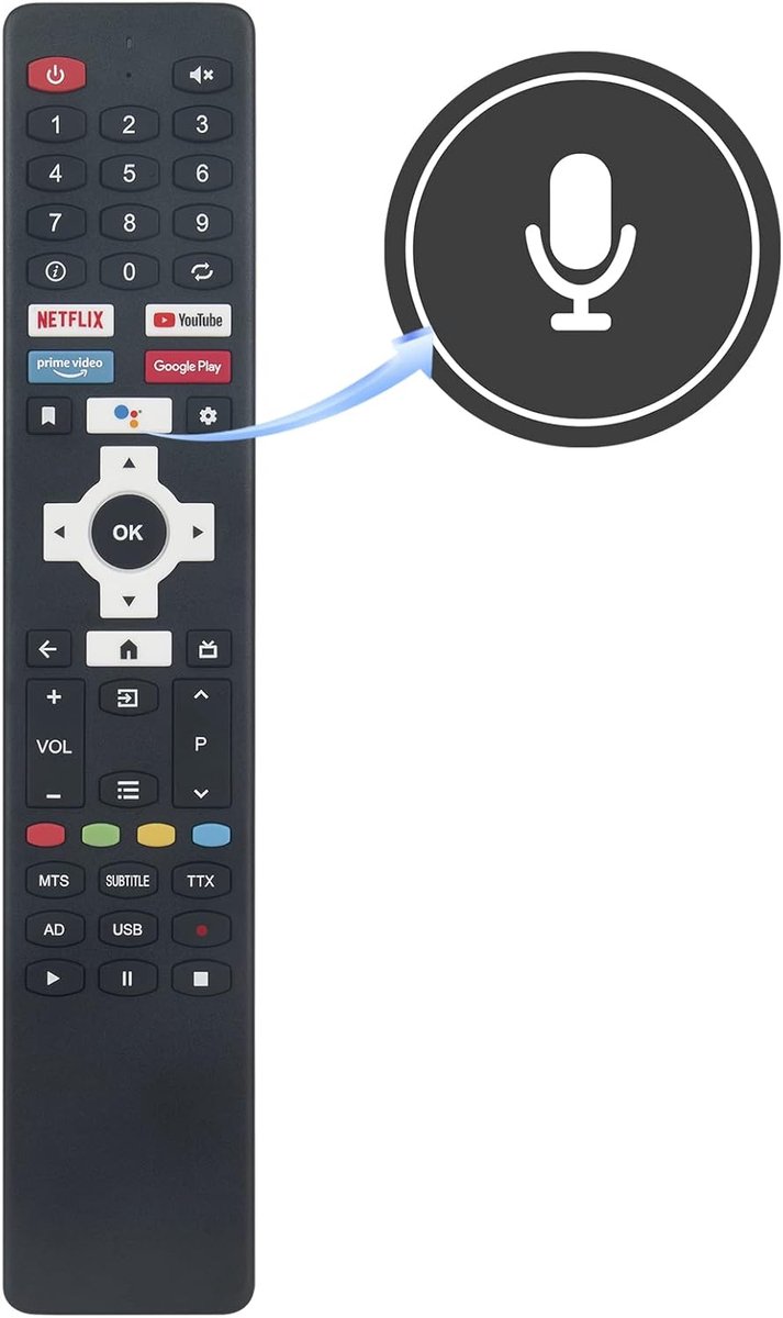Universele Afstandsbediening voor DYON Smart Android TV 32 & 40 Inch (100cm)