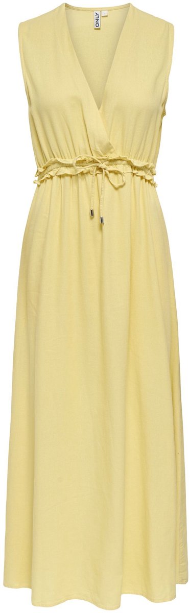ONLY - ONLGOA SL LINEN BL LONG DRESS CC PNT - Meisjes - Maxi jurken