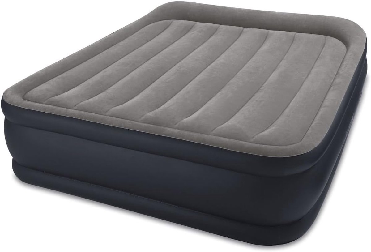 Luxe Tweepersoons Luchtbed met Ingebouwde Elektrische Pomp 152x203x42 cm